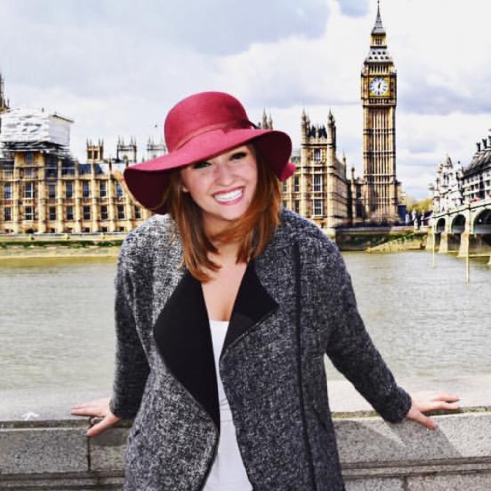 Burgundy Floppy Hat